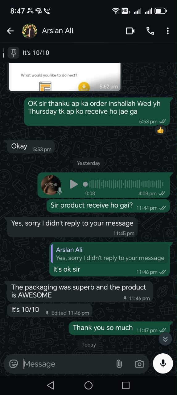 Arslan Ali review screenshot